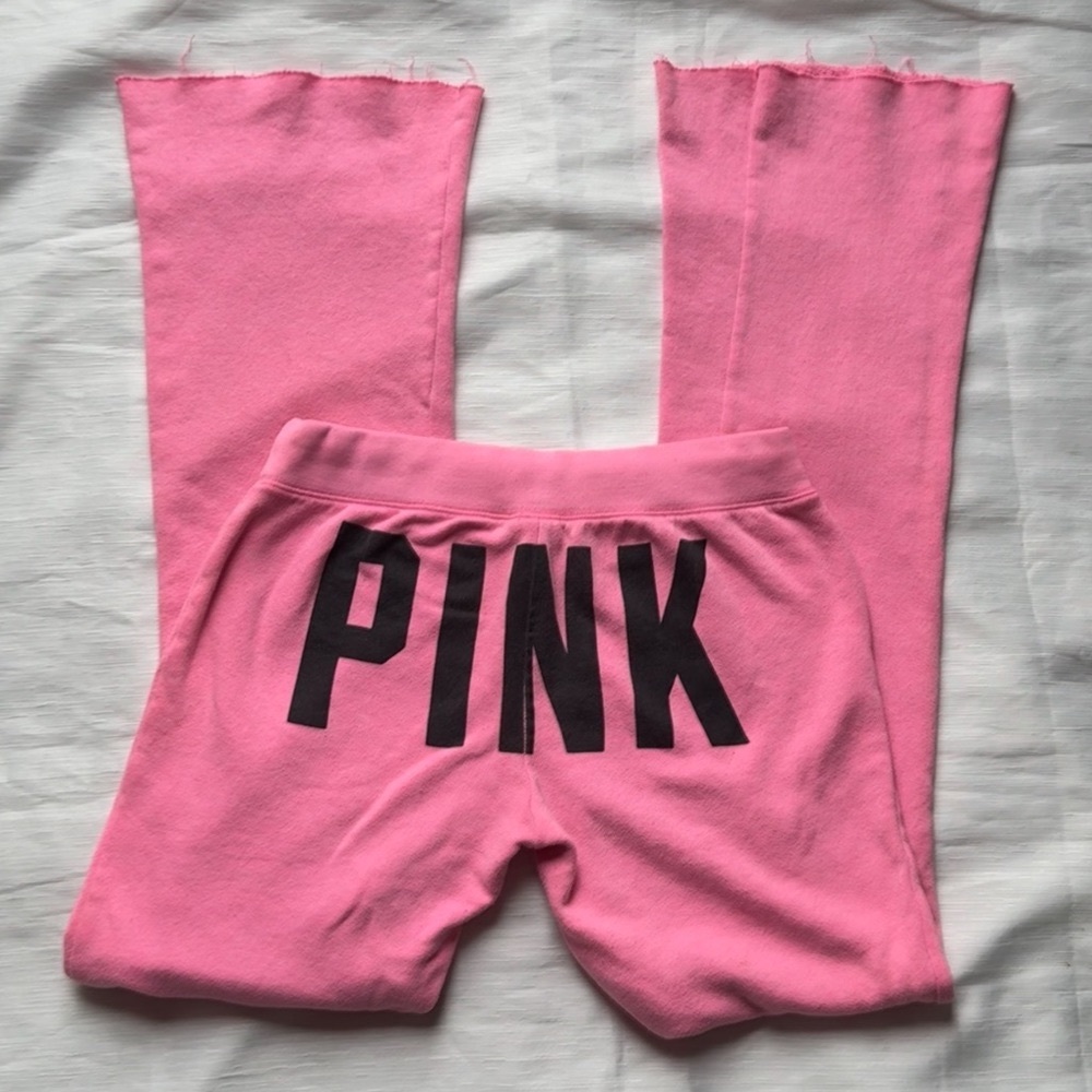y2k victoria’s secret pink sweatpants xs